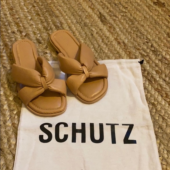 schutz fairy flat sandal